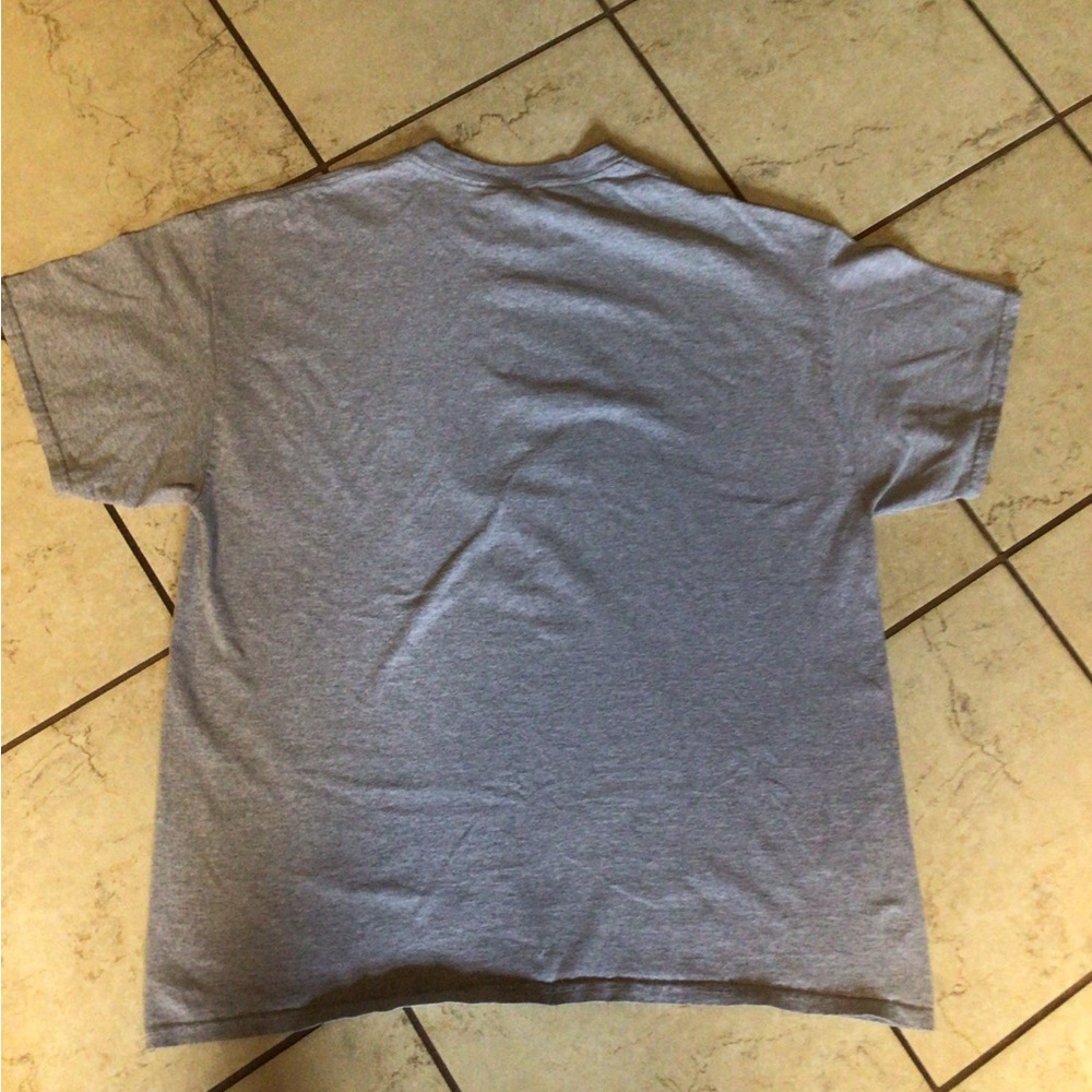 Gildan Gray Ultra Cotton T-Shirt. - Picture 2 of 3
